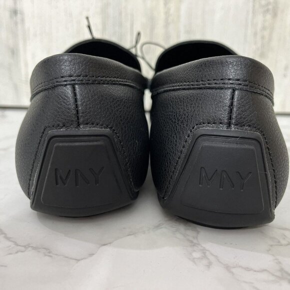 MARC NEW YORK ANDREW MARC Black Leather Slip On Loafers Shoes Men's Sz 9.5M NWOB - Picture 5 of 9